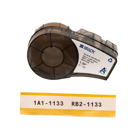 Brady M21-1500-427 Étiquettes à imprimer (Translucide, Blanc, Imprimante d'étiquette adhésive, Vinyle, Transfert thermique, Acry
