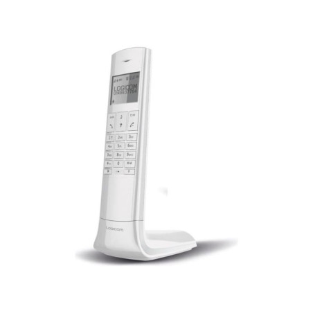 Logicom Luxia 150 Téléphone Sans fil Blanc et Gris