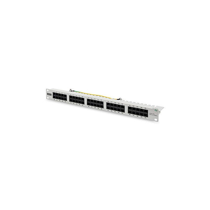 Digitus 50-port Patch Panel 1U baie de branchements - baies de branchements Digitus 50-port Patch Panel 1U baie de branchements - baies de branchements