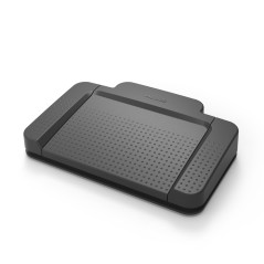 Philips ACC2320 Pédale de Commande, USB Interrupteur à Pied Design 3 Pédale, Plug et Play, sans Logiciel, Anthracite