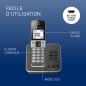 Panasonic KX-TGD320FRG Téléphone Numérique Sans Fil Répondeur Numérique, Base et Combiné, Haut-Parleur Mains Libres, Identificat Panasonic KX-TGD320FRG Téléphone Numérique Sans Fil Répondeur Numérique, Base et Combiné, Haut-Parleur Mains Libres, Identificat