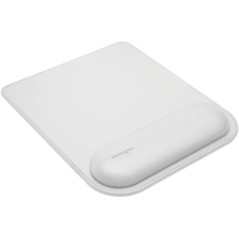 Kensington Tapis de Souris avec Repose-Poignets ErgoSoft, Gris - Simili-cuir, Rembourrage en Gel Anti-Dérapant, Alignement du Po