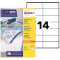 AVERY - 1400 Étiquettes Multi-Usages UltraGrip Personnalisables - Sans Bourrage - Format 105 x 42,3 mm - Impression Laser, Jet d AVERY - 1400 Étiquettes Multi-Usages UltraGrip Personnalisables - Sans Bourrage - Format 105 x 42,3 mm - Impression Laser, Jet d