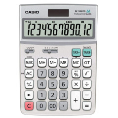 Casio DF-120ECO Calculatrice Solaire Gris