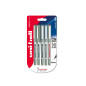 Uniball Eye Fine UB-157 Pack de 5 Stylos à bille pointe 0,7 mm Noir/Bleu/Rouge Uniball Eye Fine UB-157 Pack de 5 Stylos à bille pointe 0,7 mm Noir/Bleu/Rouge