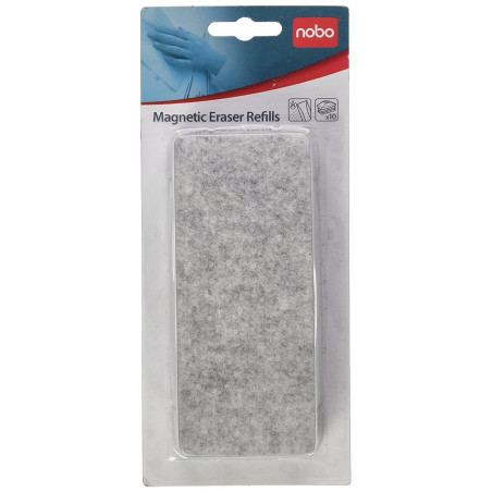 Nobo Effaceur Magnétique pour Tableau Blanc, Surfaces Effaçables à Sec, 34533421, Noir