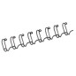 FELLOWES Boîte de 100 peignes anneaux métal 34 boucles 6,4 mm noir FELLOWES Boîte de 100 peignes anneaux métal 34 boucles 6,4 mm noir
