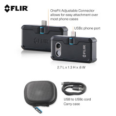 FLIR ONE Pro LT - High resolution Thermal Imaging Camera for Android Smartphones (USB-C). Not compatible with iOS Devices