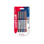 Uniball Eye Micro UB-150 Pack de 5 Stylos à bille pointe 0,5 mm Noir/Bleu/Rouge Uniball Eye Micro UB-150 Pack de 5 Stylos à bille pointe 0,5 mm Noir/Bleu/Rouge