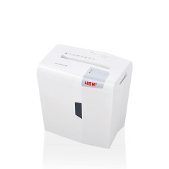 HSM shredstar X5 Destructeur de documents degré de sécurité 3, 5 feuilles coupe en particules Blanc/Argent