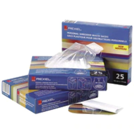 Rexel Sacs Plastiques pour Destructeurs de Petits Bureaux, Volume 40L, Paquet de 100, 40060