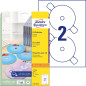 Avery Zweckform L7676-25 Paquet de 25 feuilles d'étiquettes à CD SuperSize opaques Ø 117 mm (Import Allemagne) Avery Zweckform L7676-25 Paquet de 25 feuilles d'étiquettes à CD SuperSize opaques Ø 117 mm (Import Allemagne)