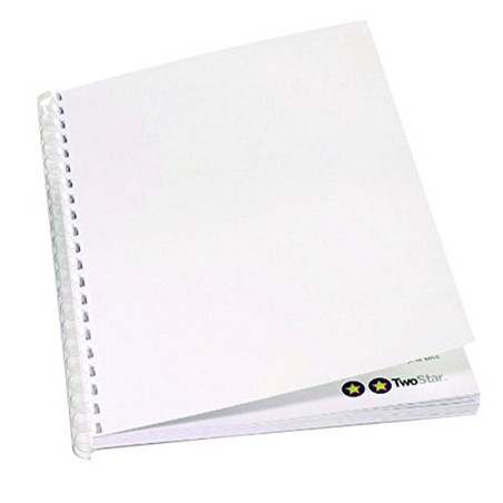 GBC CE080070 Pack de 100 Couvertures Classiques A4 Blanc