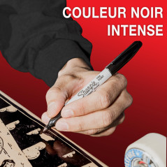 Sharpie marqueurs permanents | pointe fine | encre noire | boîte de 36