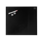 Nobo - Petit Tableau Blanc Mural Carré, Surface Magnétique en Verre Effaçable à Sec, Sans Cadre, Fixations Invisibles, 450 x 450