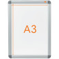 Nobo, Porte-Affiche Clipsable A3, Cadre Aluminium, Écran Anti-Reflet Résistant aux Intempéries, Ouverture Facile, Affichage Mura Nobo, Porte-Affiche Clipsable A3, Cadre Aluminium, Écran Anti-Reflet Résistant aux Intempéries, Ouverture Facile, Affichage Mura