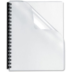 FELLOWES APEX CLR PVC COVER MED WEIGHT