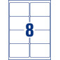 Avery Étiquettes Autocollantes Blanches, 2000 Pièces,L7165-250,99,1 x 67,7 mm, Papier A4, Feuille A4, Pour Imprimantes Laser, An Avery Étiquettes Autocollantes Blanches, 2000 Pièces,L7165-250,99,1 x 67,7 mm, Papier A4, Feuille A4, Pour Imprimantes Laser, An