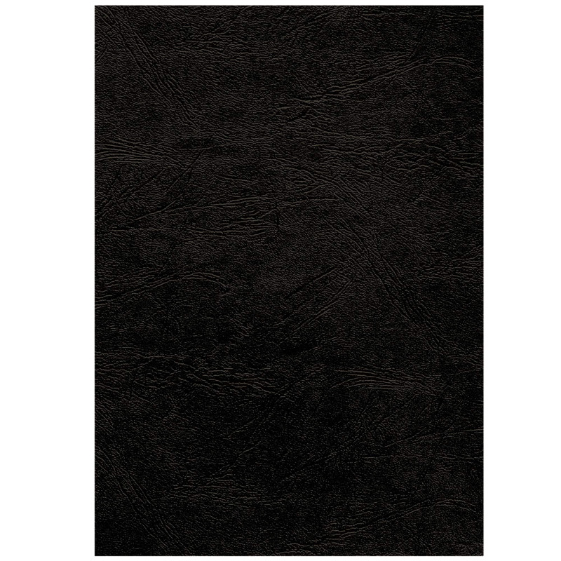 Fellowes - 5374401 - Pack de 100 Couvertures Grain Cuir - A3 - Noir Fellowes - 5374401 - Pack de 100 Couvertures Grain Cuir - A3 - Noir