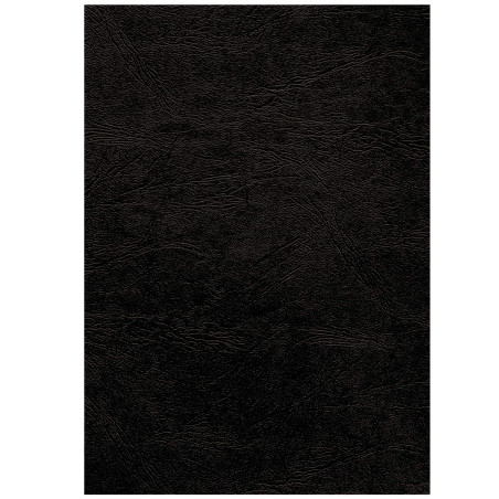 Fellowes - 5374401 - Pack de 100 Couvertures Grain Cuir - A3 - Noir