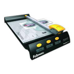 Fellowes 5410101Neutron Plus A4 Rogneuse 10 feuilles Noir/Gris 320 mm