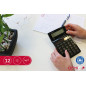 Genie 305 ECO Calculatrice écologique, uniquement à énergie solaire, fabriquée à partir de matériaux recyclés, 12 chiffres, noir Genie 305 ECO Calculatrice écologique, uniquement à énergie solaire, fabriquée à partir de matériaux recyclés, 12 chiffres, noir