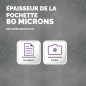Pochettes de plastification Fellowes au format A3 à dos adhésif, 80 microns, Pack de 25 Feuilles à plastifier, Finition Brillant Pochettes de plastification Fellowes au format A3 à dos adhésif, 80 microns, Pack de 25 Feuilles à plastifier, Finition Brillant