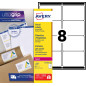 Avery Étiquettes Autocollantes Blanches, 800 Pièces, L7165-100, 99,1 x 67,7 mm, Papier A4, Feuille A4, Pour Imprimantes Laser, A Avery Étiquettes Autocollantes Blanches, 800 Pièces, L7165-100, 99,1 x 67,7 mm, Papier A4, Feuille A4, Pour Imprimantes Laser, A