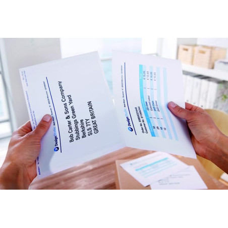 Avery Étiquettes Autocollantes Blanches, 800 Pièces, L7165-100, 99,1 x 67,7 mm, Papier A4, Feuille A4, Pour Imprimantes Laser, A