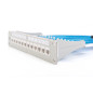 DIGITUS Panneau de brassage modulaire - 12 ports - 10 pouces montage en rack 1U - module Keystone panneau de distribution - blin