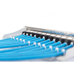 DIGITUS Panneau de brassage modulaire - 12 ports - 10 pouces montage en rack 1U - module Keystone panneau de distribution - blin