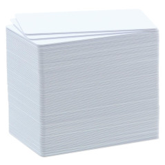 Badgy CBGC0030W Pack de 100 Cartes en PVC