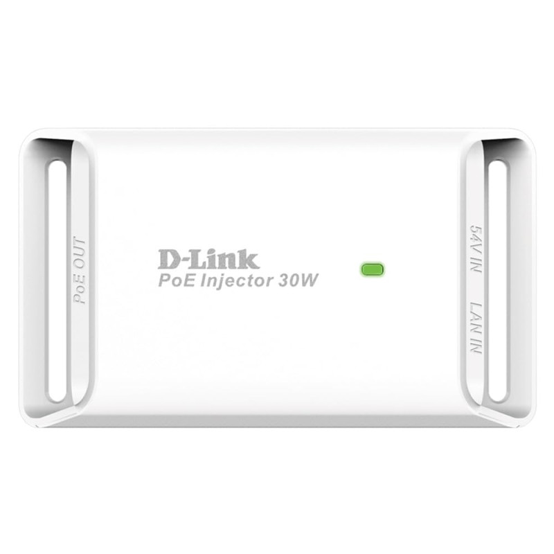 D-Link DPE-301GI Injecteur 1 Port Gigabit PoE 802.3/3u/3ab - 10/100/100BASE-T - 802.3at et 802.3af - jusqu'à 30W - Idéal pour Al D-Link DPE-301GI Injecteur 1 Port Gigabit PoE 802.3/3u/3ab - 10/100/100BASE-T - 802.3at et 802.3af - jusqu'à 30W - Idéal pour Al