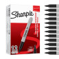 Sharpie marqueurs indélébiles | pointe fine | encre noir permanent | Boîte de 12 Sharpie marqueurs indélébiles | pointe fine | encre noir permanent | Boîte de 12