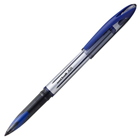 Uniball Air UBA-188-L Pack de 5 Stylos à bille encre permanente pointe sensation stylo plume Bleu