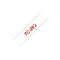 Brother TC-202 | cassette à ruban originale pour étiqueteuse | Rouge sur Blanc | 12 mm Brother TC-202 | cassette à ruban originale pour étiqueteuse | Rouge sur Blanc | 12 mm