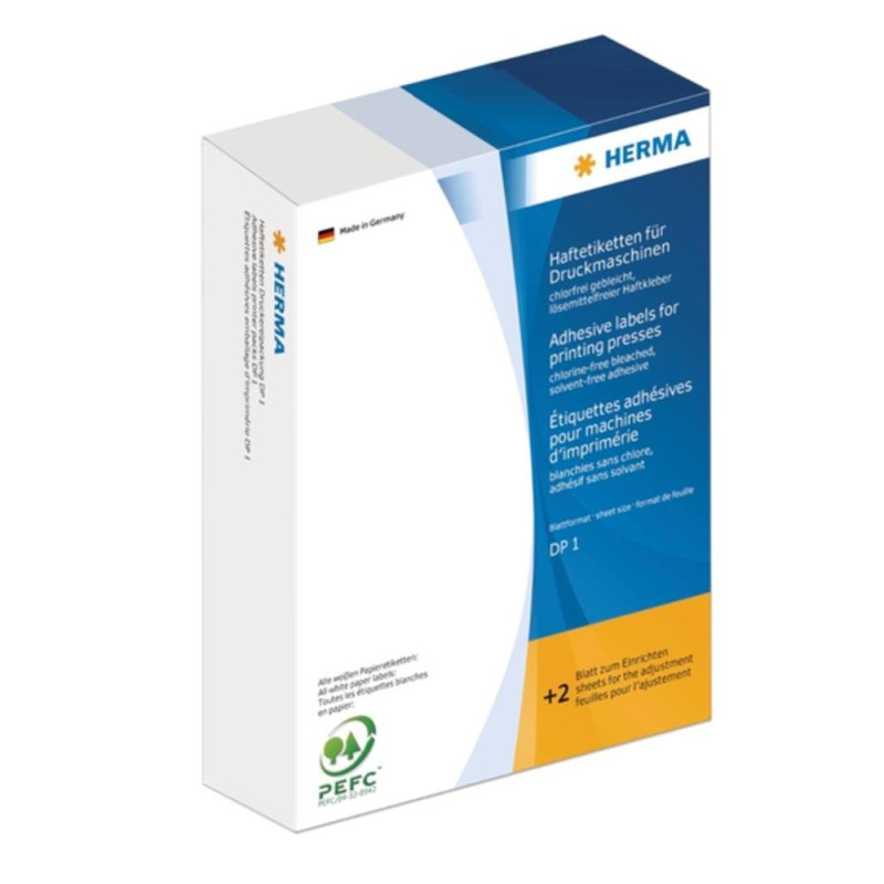HERMA 2760 Etiquette d'imprimerie DP1 Ø 32 mm ronde papier mat 5000 pièces Blanc HERMA 2760 Etiquette d'imprimerie DP1 Ø 32 mm ronde papier mat 5000 pièces Blanc