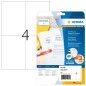 Herma 4229 Étiquettes correction/couverte 105 x 148 A4 Blanc