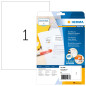 Herma 4230 Étiquettes correction/couverte 210 x 297 A4 Blanc Herma 4230 Étiquettes correction/couverte 210 x 297 A4 Blanc