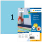 Herma 4403 Étiquettes 210 x 297 A4 100 pièces Bleu Herma 4403 Étiquettes 210 x 297 A4 100 pièces Bleu