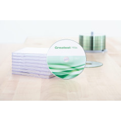 Herma 4850 Étiquettes maxi de CD jet d'encre diamètre 116 A4 50 pièces Blanc