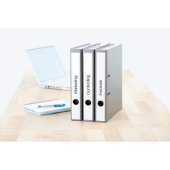 Herma 5158 Étiquettes classeur 34 x 297 A4 125 pièces Blanc