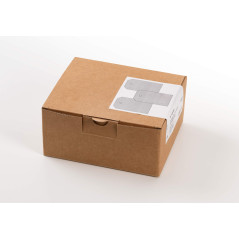 HERMA Lot de 1000 étiquettes de prix en carton avec œillet en plastique Marron 35 x 60 mm