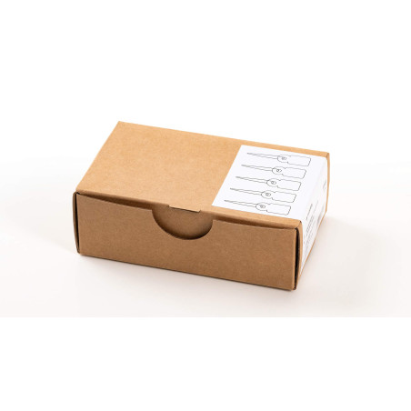 HERMA 6949 étiquettes à suspendre avec fil blanc (10 x 22 mm, mini, longueur de filetage env. 8 cm) étiquettes en carton à suspe