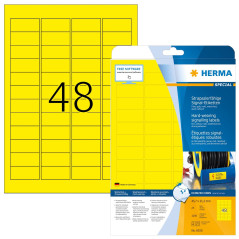 Herma 8030 Etiquettes 45.7 x 21.2 mm Jaune