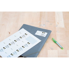 Herma 8840 Étiquettes jet d'encre 83,8 x 50,8 A4 250 pièces Blanc