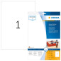 Herma 8895 Étiquettes jet d'encre brillantes 210 x 297 A4 10 pièces Blanc Herma 8895 Étiquettes jet d'encre brillantes 210 x 297 A4 10 pièces Blanc