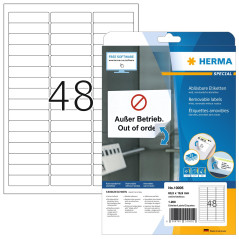 Herma 10005 Etiquettes Blanc