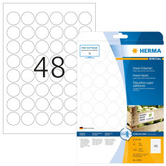 Herma 10915 Etiquettes Blanc