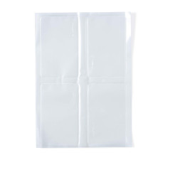 Herma 1422 Pochettes pour Cartes de Visite (95 x 60 mm, Film PP, Large Ouverture latérale) Autocollantes, Pochettes adhésives pe